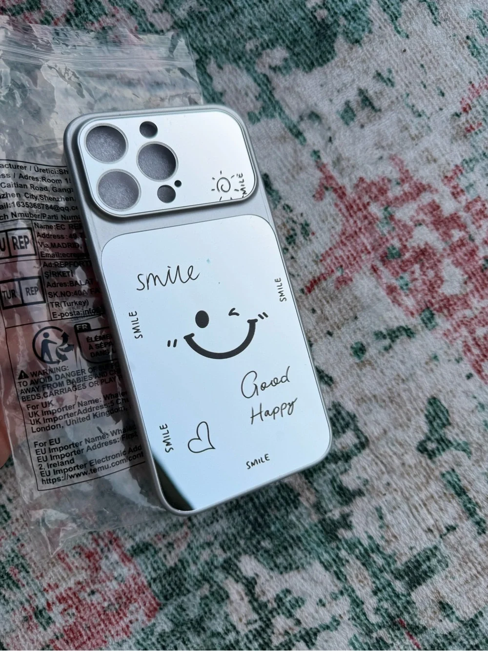 Smile Mirror iPhone 15 Pro Max Phone Case